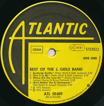 Load image into Gallery viewer, The J. Geils Band : Best Of The J. Geils Band (LP, Comp)