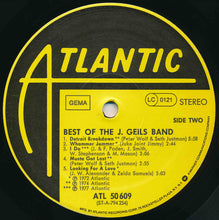 Load image into Gallery viewer, The J. Geils Band : Best Of The J. Geils Band (LP, Comp)