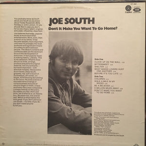 Joe South : Don't It Make You Want To Go Home (LP, Album, Win)