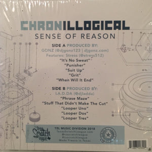 Sense Of Reason, Texas Scratch League : Chronillogical (10", EP, Blu)