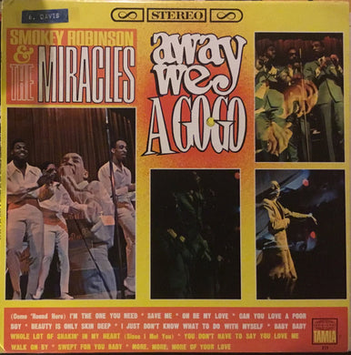 Smokey Robinson & The Miracles : Away We A Go-Go (LP, Album, RCA)