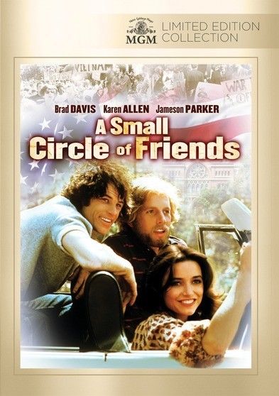 A Small Circle of Friends - DVD - 1980  Brad Davis Karen Allen Jameson Parker