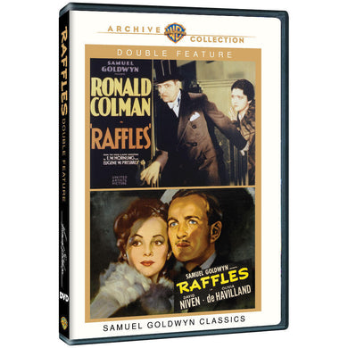 Raffles DVD Double Feature Both 1930 and 1939 films! Ronald Coleman  David Niven