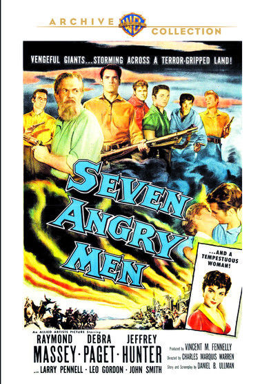 Seven Angry Men - DVD - 1955 - Raymond Massey - Debra Paget - Dennis Weaver