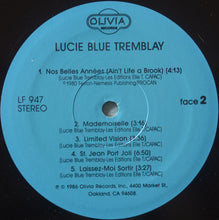 Load image into Gallery viewer, Lucie Blue Tremblay : Lucie Blue Tremblay (LP, Album)