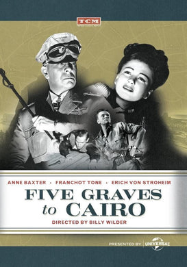 Five Graves to Cairo - DVD - 1943 - Franchot Tone - Anne Baxter - Akim Tamiroff