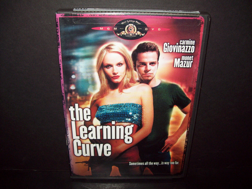 The Learning Curve - DVD - 2000 - Carmine Giovinazzo - Monet Mazur  - MINT DISC!