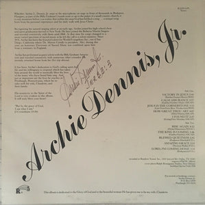 Archie Dennis, Jr.* : Archie (LP, Album)