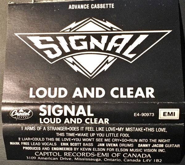 Signal (8) : Loud & Clear (Cass, Album, Promo, Adv)
