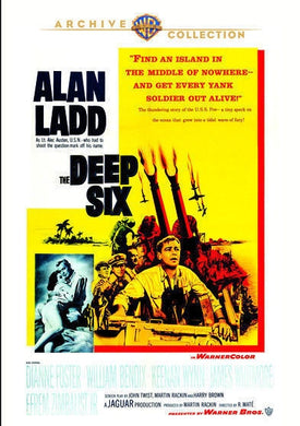 The Deep Six DVD 1958 Alan Ladd Dianne Foster Official 2014 Warner Bros Release!