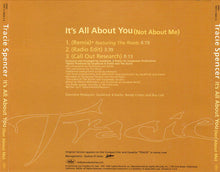 Load image into Gallery viewer, Tracie Spencer : It&#39;s All About You (Not About Me) (CD, Single, Promo)