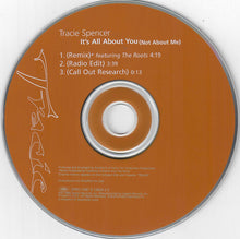 Load image into Gallery viewer, Tracie Spencer : It&#39;s All About You (Not About Me) (CD, Single, Promo)