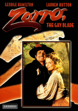 Zorro The Gay Blade  DVD  1981  George Hamilton  Lauren Hutton NEW!