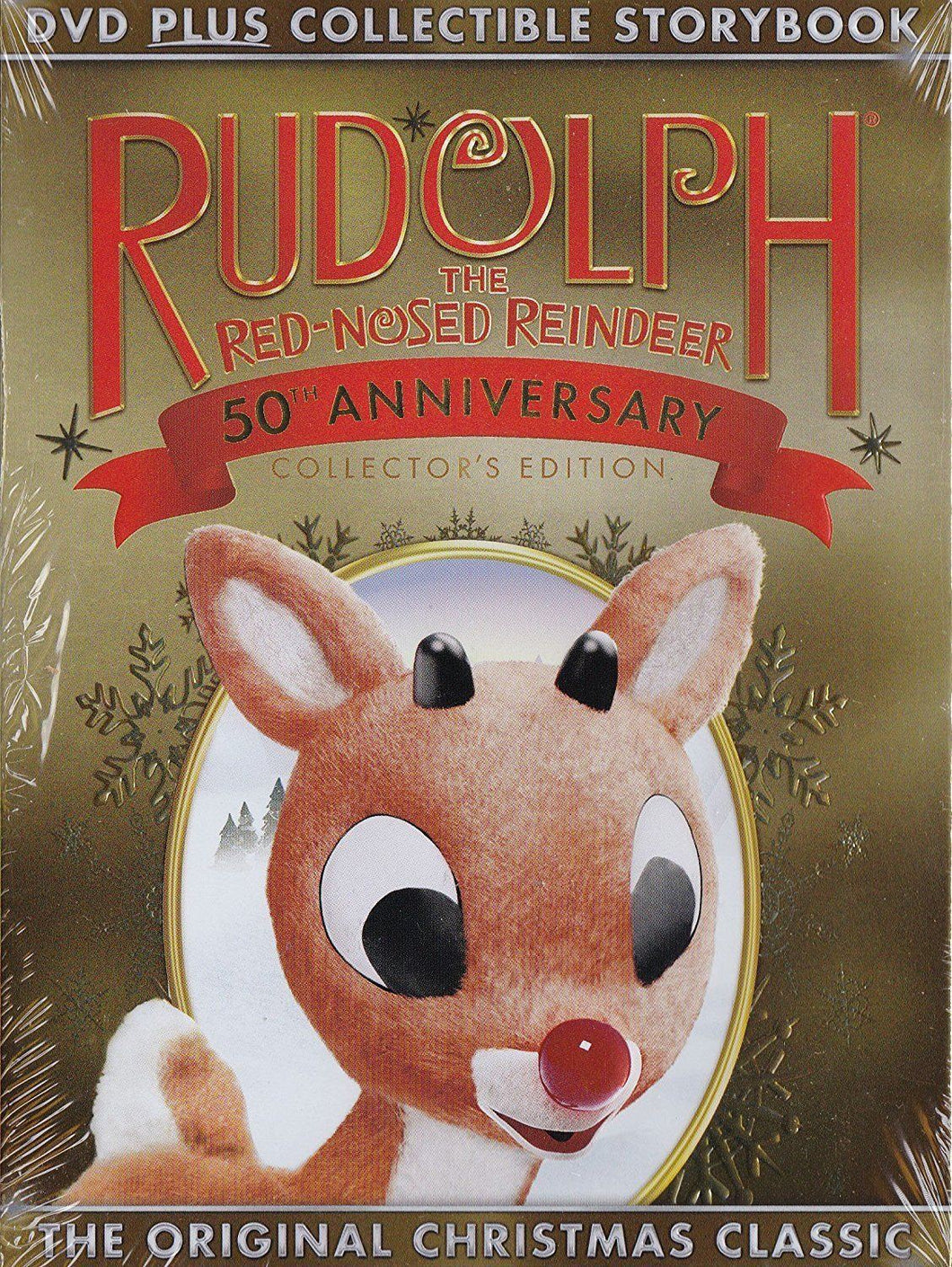 Rudolph The Red Nosed Reindeer DVD 50th Anniversary w/ Collectible Storybook