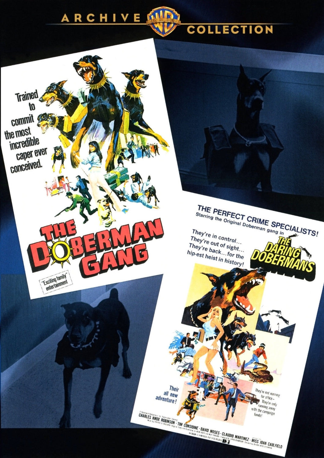 The Doberman Gang and The Daring Dobermans - DVD - 2-Disc Set (MOD DVD-R)