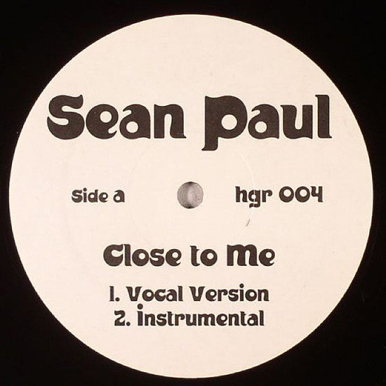 Sean Paul / Sean Paul & Ce'cile : Close To Me (12