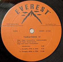 Load image into Gallery viewer, John Cage With David Tudor : Variations IV (LP)