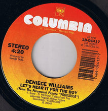 Load image into Gallery viewer, Deniece Williams : Let's Hear It For The Boy (7", Single, Styrene, Pit)