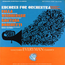 Load image into Gallery viewer, Sir Charles Mackerras Conducting Pro Arte Orchestra Of London : Encores For Orchestra (LP)