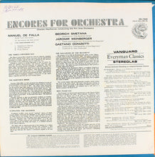 Load image into Gallery viewer, Sir Charles Mackerras Conducting Pro Arte Orchestra Of London : Encores For Orchestra (LP)