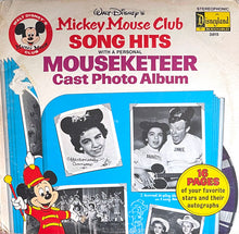 Load image into Gallery viewer, Mickey Mouse Club : Song Hits With A Personal Mouseketeer Cast Photo Album (LP, Album)