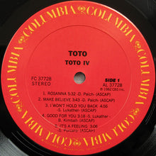 Load image into Gallery viewer, Toto : Toto IV (LP, Album)