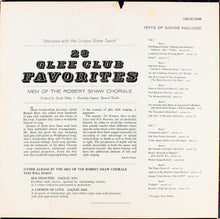 Load image into Gallery viewer, The Robert Shaw Chorale : 23 Glee Club Favorites (LP, Album, Mono)