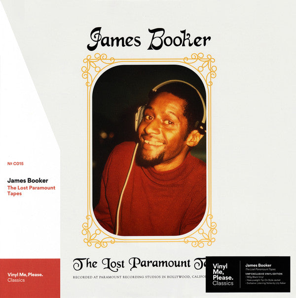 James Booker : The Lost Paramount Tapes (LP, Album, Club, RE, 180)