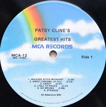 Load image into Gallery viewer, Patsy Cline : Greatest Hits (LP, Comp, RE)