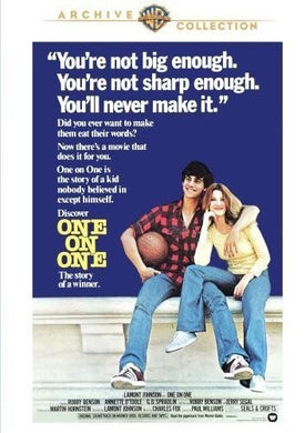 One On One DVD 1977  Robby Benson Annette O'Toole (MOD DVD-R)