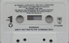 Load image into Gallery viewer, Warrant : Dirty Rotten Filthy Stinking Rich (Cass, Album)