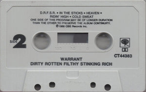 Warrant : Dirty Rotten Filthy Stinking Rich (Cass, Album)