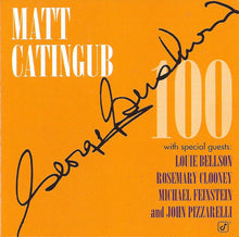Load image into Gallery viewer, Matt Catingub With Special Guests Louie Bellson*, Rosemary Clooney, Michael Feinstein And John Pizzarelli : Gershwin 100 (CD, Album)