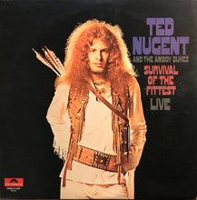 Load image into Gallery viewer, Ted Nugent And The Amboy Dukes : Survival Of The Fittest - Live (LP, Album, Scr)