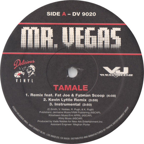 Mr. Vegas : Tamale  (Remix) (12