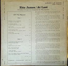 Load image into Gallery viewer, Etta James : At Last! (LP, Album, Mono)