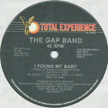Load image into Gallery viewer, The Gap Band : I Found My Baby (12&quot;, Promo)