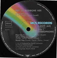 Load image into Gallery viewer, Wishbone Ash : Best Of Wishbone Ash (LP, Comp)