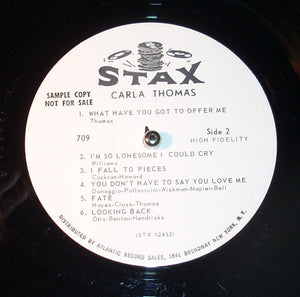 Carla Thomas : Carla (LP, Album, Mono, Promo)