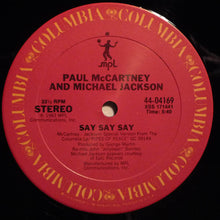 Load image into Gallery viewer, Paul McCartney And Michael Jackson : Say Say Say (12&quot;, Car)