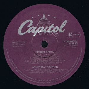 Ashford & Simpson : Street Opera (LP, Album, P/Mixed)