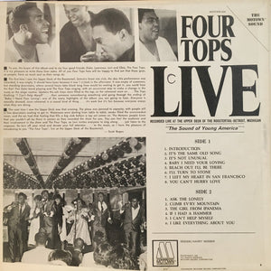 Four Tops : Four Tops Live (LP, Album, Mono, Ind)