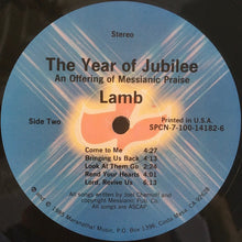 Load image into Gallery viewer, Lamb (3) : The Year Of Jubilee - An Offering Of Messianic Praise (LP, Album)