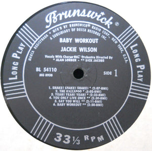 Jackie Wilson : Baby Workout (LP, Album)