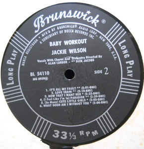 Jackie Wilson : Baby Workout (LP, Album)