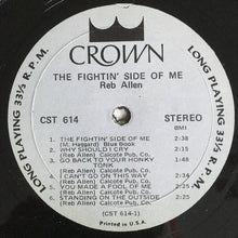 Load image into Gallery viewer, Reb Allen : The Fightin' Side Of Me (LP, Album)