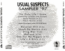 Load image into Gallery viewer, Usual Suspects (13) : Sampler &#39;97 (CD, Promo, Smplr)