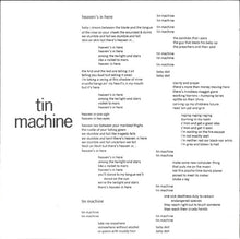 Load image into Gallery viewer, Tin Machine : Tin Machine (CD, Album)