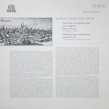 Load image into Gallery viewer, Johann Sebastian Bach • Julia Falk • Bert Van T'Hoff • Jacques Villisech • Frans Brüggen • Jeanette Van Wingerden • Heinrich Haferland • Veronika Hampe • Marie Leonhardt • Gustav Leonhardt • Leonhardt-Consort • Monteverdi-Chor Hamburg • Jürgen Jürgens : Gottes Zeit Ist Die Allerbeste Zeit „Actus Tragicus,“ Kantate BWV 106 / Himmelskönig, Sei Willkommen, Kantate BWV 182 (LP, Album)