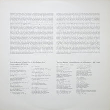 Load image into Gallery viewer, Johann Sebastian Bach • Julia Falk • Bert Van T'Hoff • Jacques Villisech • Frans Brüggen • Jeanette Van Wingerden • Heinrich Haferland • Veronika Hampe • Marie Leonhardt • Gustav Leonhardt • Leonhardt-Consort • Monteverdi-Chor Hamburg • Jürgen Jürgens : Gottes Zeit Ist Die Allerbeste Zeit „Actus Tragicus,“ Kantate BWV 106 / Himmelskönig, Sei Willkommen, Kantate BWV 182 (LP, Album)